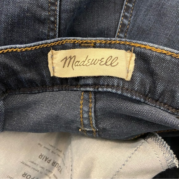 Madewell Dark Wash 10” High Rise Skinny Denim Blue Jeans Women’s 29x28 - Picture 6 of 15